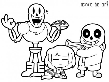 Coloring Book World ~ Undertale Coloring Pages Page Color ...