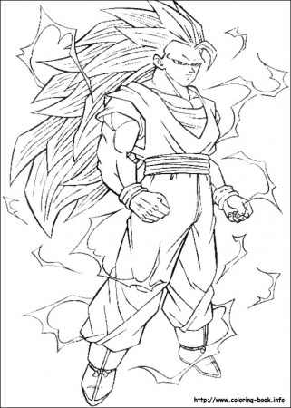Dragon Ball Z coloring pages on Coloring-Book.info