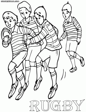 Rugby coloring pages | Coloring pages to download and print