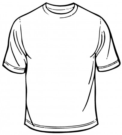 blank t shirt coloring sheet printable | T shirt design template, Shirt  sketch, Colorful shirts