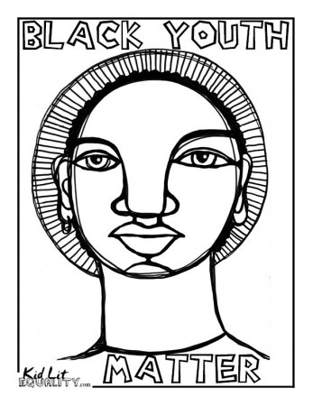 Black Youth Matter Coloring Pages | Coloring pages inspirational, People coloring  pages, Doodle people