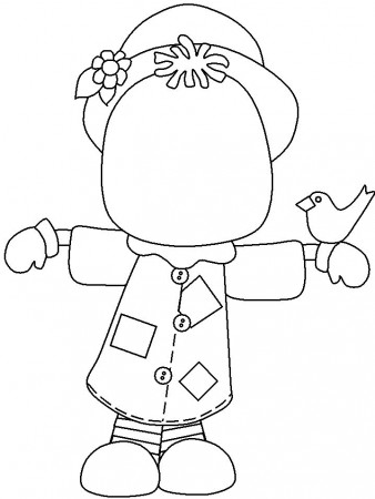 cute crow coloring page - Clip Art Library