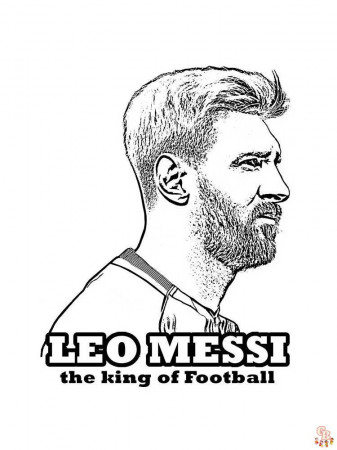 Create Masterpieces with Free Messi Coloring Pages for Kids