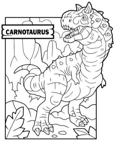 Printable Dinosaur Coloring Pages - Dinosaur Facts For Kids
