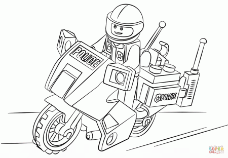 Lego City Police Coloring Pages
