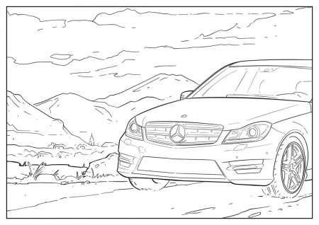 Audi and Mercedes release coloring pages to battle quarantine ...