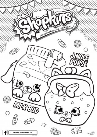 Shopkins Purse Coloring Pages | Jaguar Clubs of North America