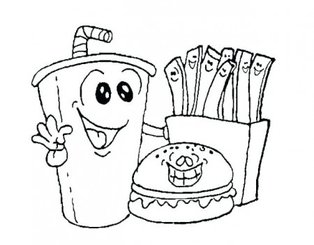 Restaurant Coloring Pages Free