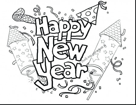 New Years Coloring Pages For Adults 2020