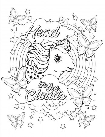 My Little Pony Retro Coloring Book - Simon & Schuster - Coloring Books –  Always Fits