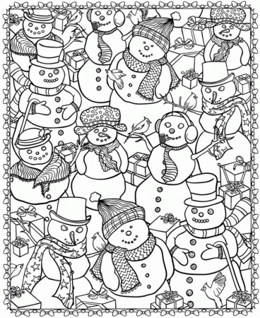 21 Christmas Printable Coloring Pages