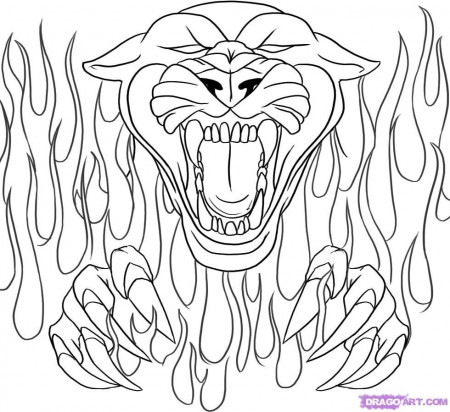 Black Panther Coloring Page - Coloring Page
