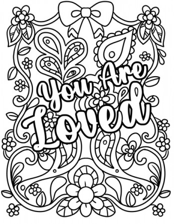 Inspirational Quote Coloring Pages (3 Pages) – Freebie Finding Mom