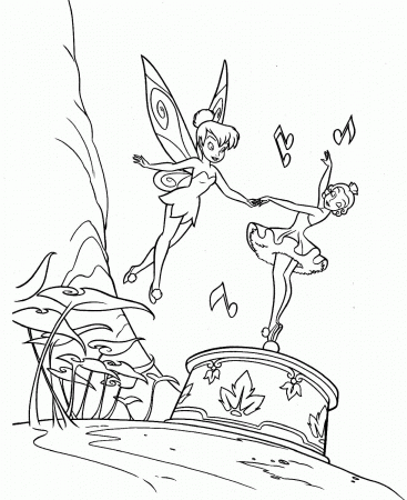 Tinkerbell and Friends Coloring Pages | Coloring