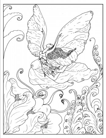 Fantasy Coloring Pages | S.Mac's Place to Be
