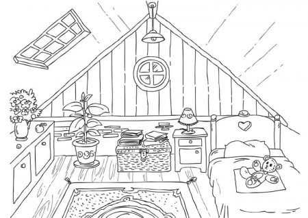 Coloring Page attic - free printable coloring pages - Img 26226