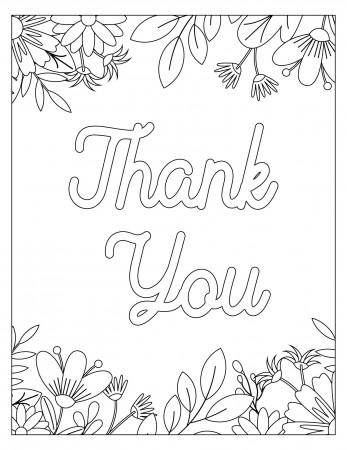 10 Best Thinking Of You Coloring Cards Printable Free - printablee.com