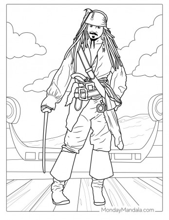 28 Pirate Coloring Pages (Free PDF Printables)