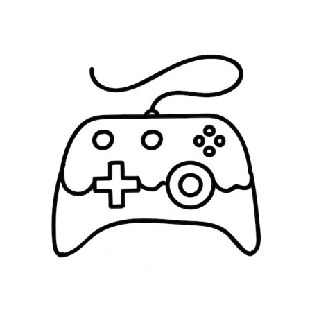 Premium Vector | Game controller icon hand drawn vector illustration