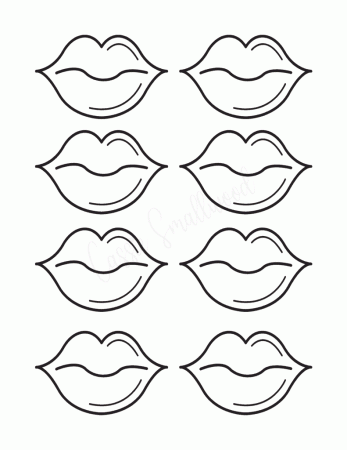15 Pretty Lips Templates - Cassie Smallwood