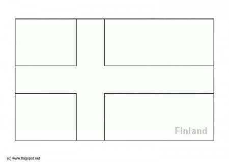 Coloring Page flag Finland - free printable coloring pages - Img 6146