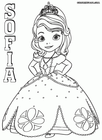 Sofia The First colorings | Coloring pages to download and print