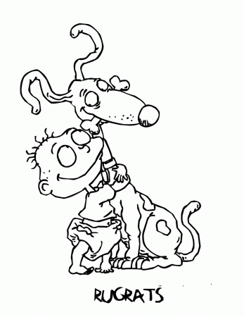 Rugrats Coloring Pages Nick Rugrats In Paris Colouring Pages. Kids ...