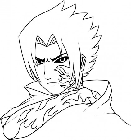 Naruto print out coloring pages