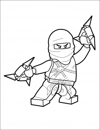 Zane - LEGO Ninjago Coloring Page - The Brick Show