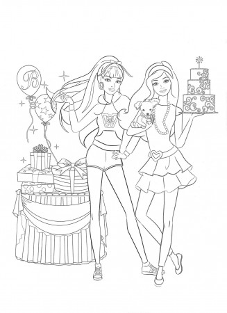 Great Barbie Coloring Pages Printables Best Coloring Book Ideas ...