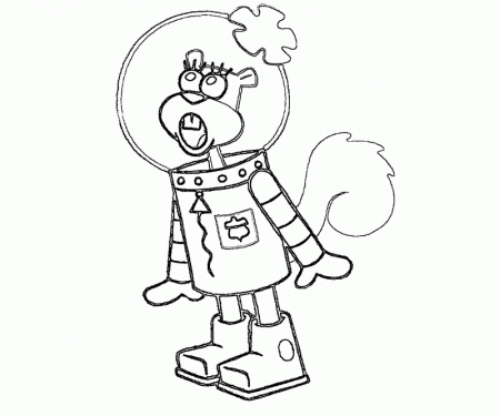12 Pics of Sandy Squirrel Coloring Page - Sandy Cheeks Coloring ...