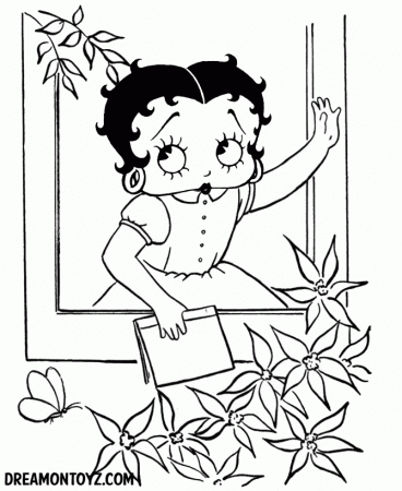 Betty Boop Baby Coloring Pages - Coloring Pages For All Ages