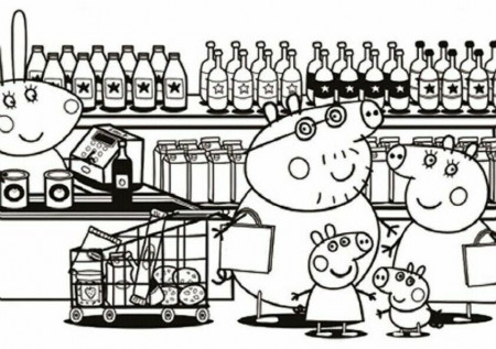 How to Color Peppa Pig Coloring Sheet - Pa-g.co