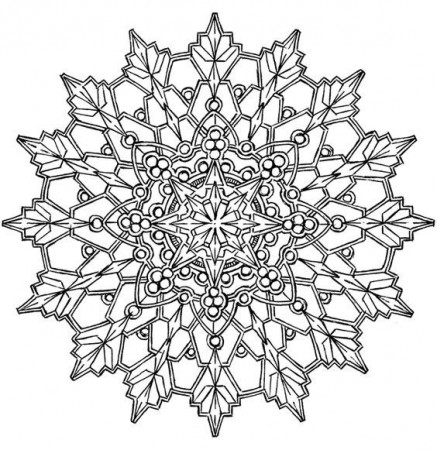 Kaleidoscope - Coloring Pages for Kids and for Adults