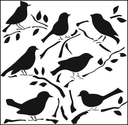 1000+ ideas about Bird Stencil on Pinterest | Stencils, Stencils ...