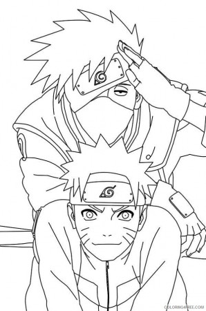 naruto coloring pages with kakashi Coloring4free - Coloring4Free.com