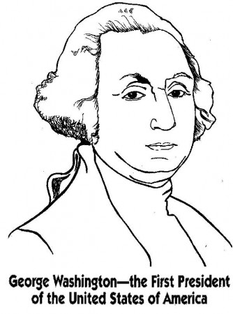 George Washington Coloring Pages George Washington Carver Coloring ...