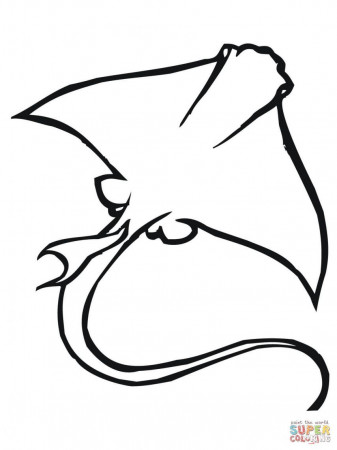 Stingray Coloring Page. Healthengine.co