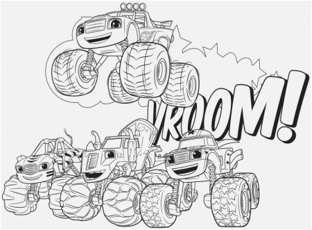 Blaze Coloring Pages Display Blaze and the Monster Machines ...