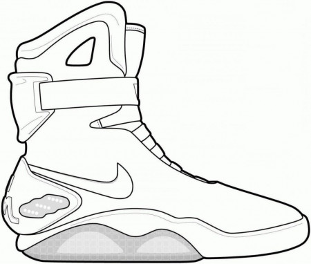 Coloring Page ~ Etmayydrc Coloring Page Jordan Shoes Pages Free ...