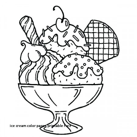 Ice Cream Coloring Pages Picture - Whitesbelfast