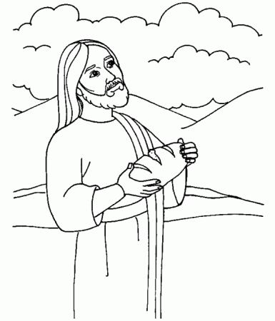 Bread of Life #2 Coloring Page | Sermons4Kids