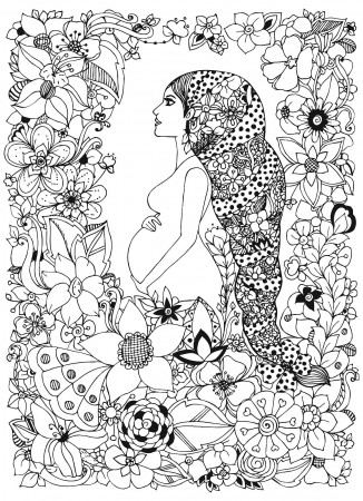 Pregnancy Coloring Pages: Free Pregnancy Printables for Mom-to-Be (Great  for Baby Showers!) | Printables | 30Seconds Mom