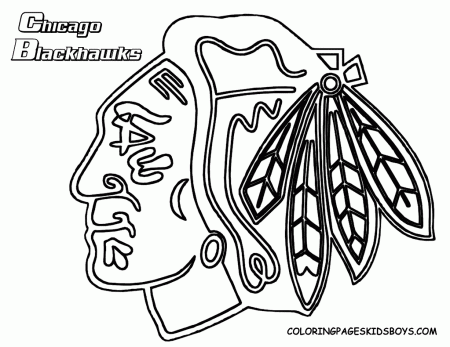 Hockey Coloring Pages Teams - Coloring Page