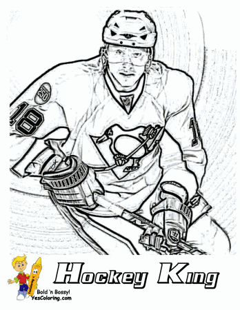 Power House Hockey Coloring Pages | YESCOLORING | Free | Hockey ...