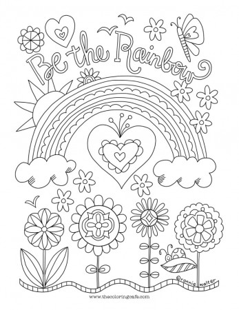 Free Coloring Pages - The Coloring Cafe