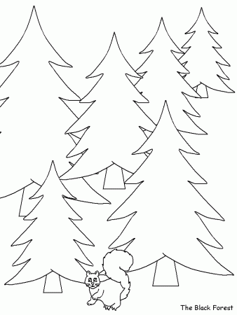 Black Forest Germany Coloring Pages & Coloring Book