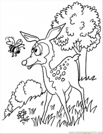Coloring Pages I In The Forest Coloring Page (Cartoons > Bambi 