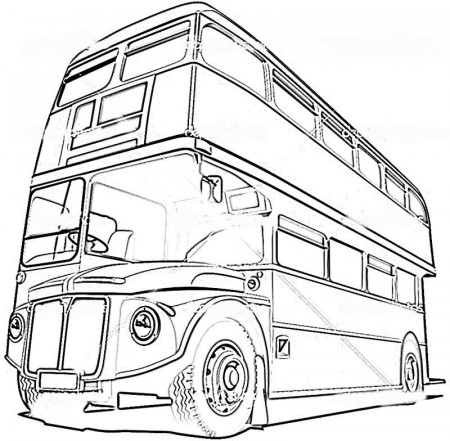 Big Bus Coloring pages | Coloring Pages