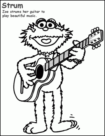 Sesame Street Coloring Pages (18 of 24)